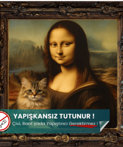 Mona Lisa & Kedi Posteri