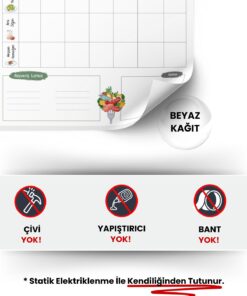 Buzdolabı Beyaz Yazı Tahtası