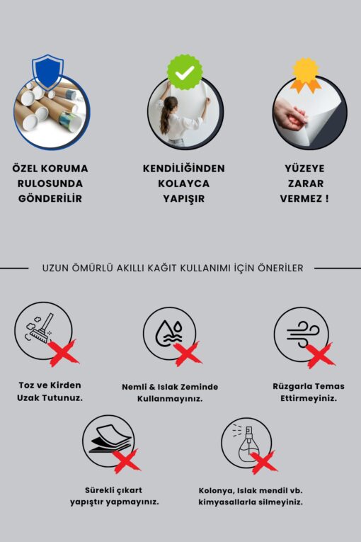 Yapışkansız Kendiliğinden Tutunan